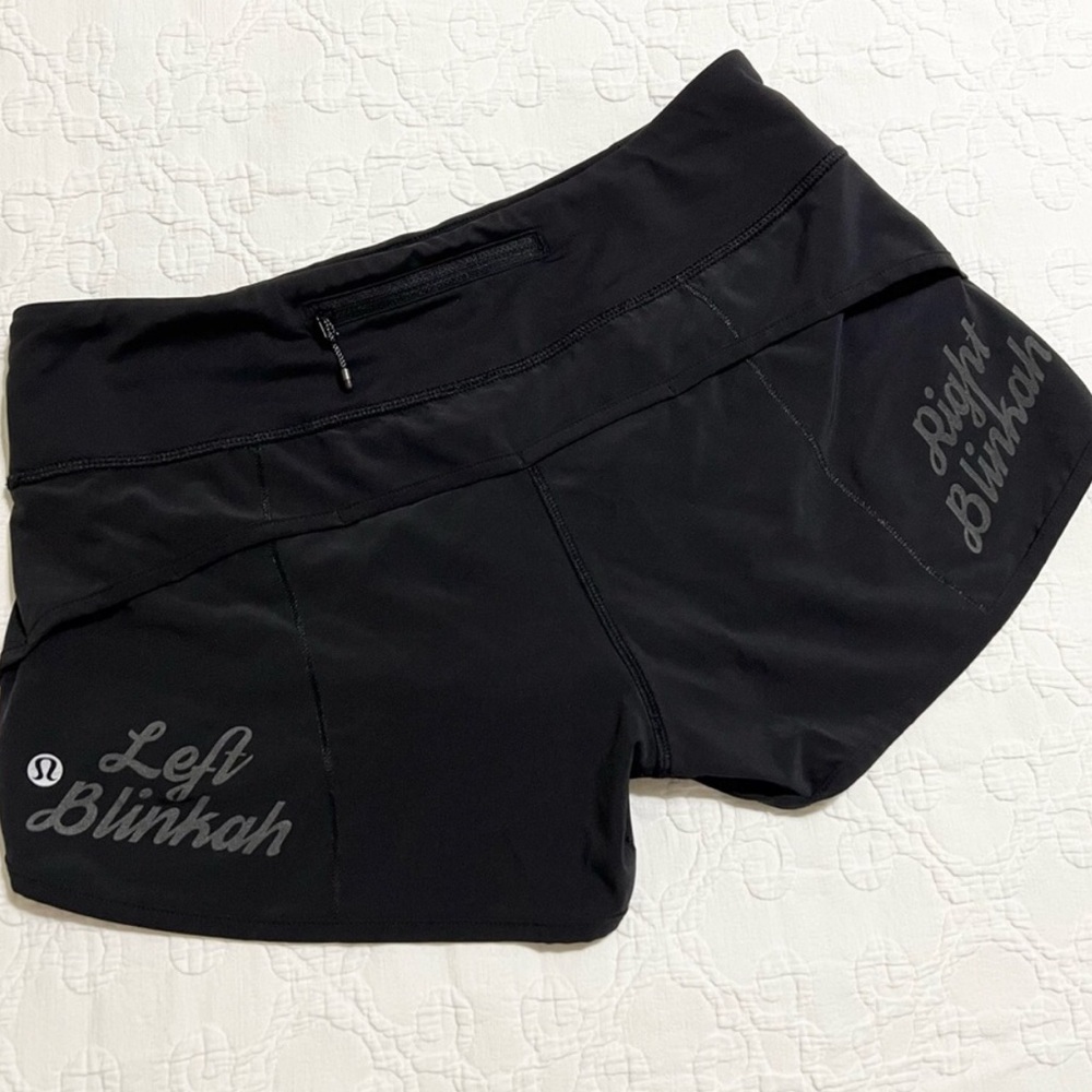 Lululemon Boston Marathon Shorts Left Right Blinkah 6